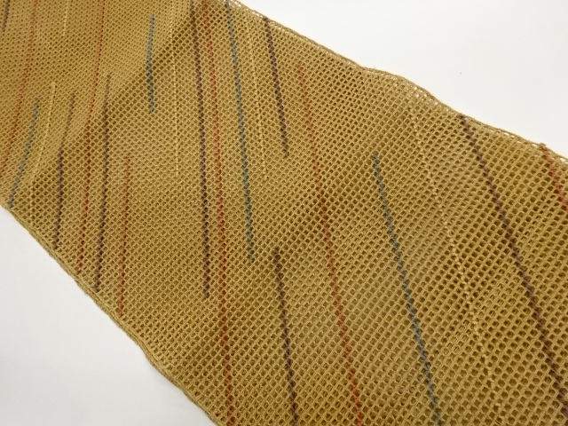 Nagoya obi woven with a diagonal pattern